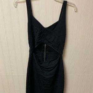 EXPRESS midi black dress